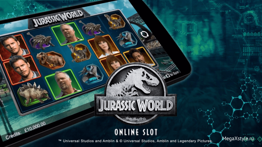 В казино Вулкан новый слот - Jurassic world
