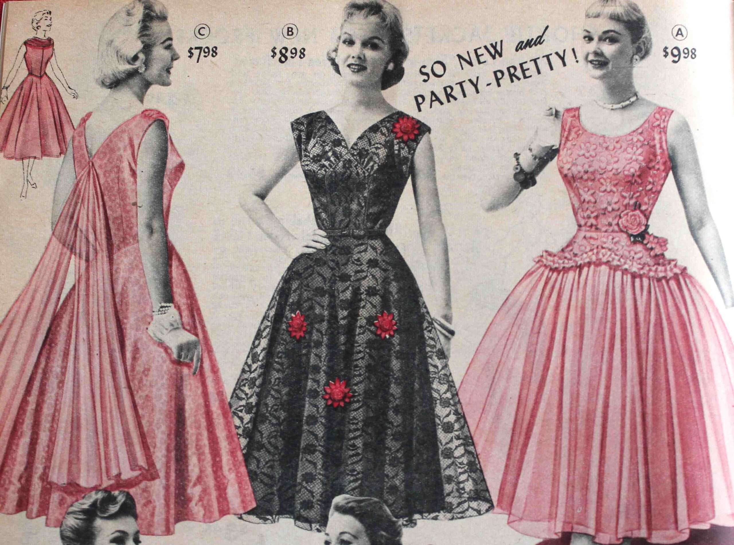 Выпускные платья в стиле ретро: скромность и оригинальность
